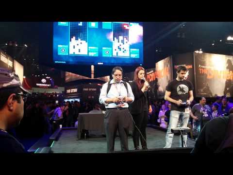 Next Gen Tetris Ultimate PS4 E3 floor demo Tournament Release Date Info