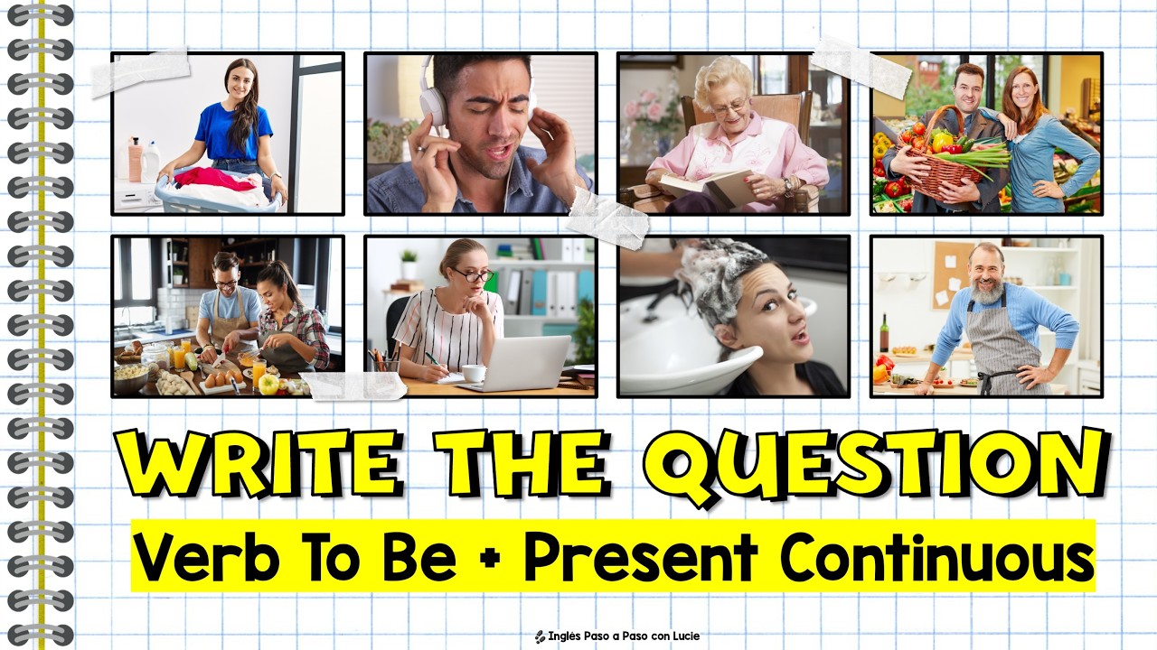 Verbo To Be y Presente Continuo en Inglés: Preguntas con What y Where | Inglés Principiantes