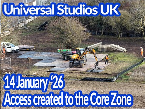 🎢 Universal Studios UK Construction Begins | 14 January 2026 🏗️