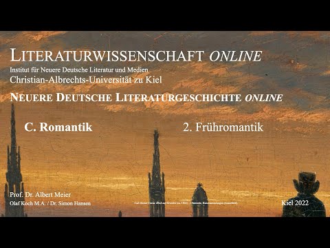 Literaturgeschichte online - Frühromantik (romantische Ironie und Poesie der Romantik)  11 von 17