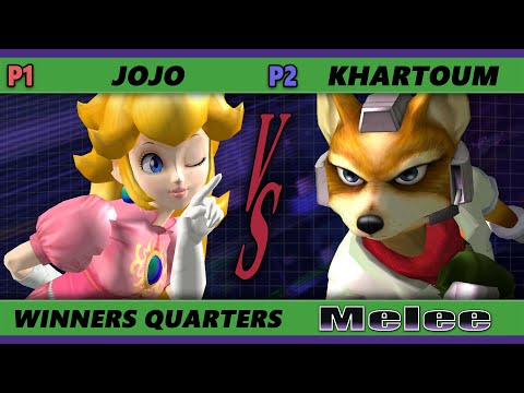 S@X 445 Winners Quarters - JoJo (Peach) Vs. Khartoum (Fox) Smash Melee - SSBM