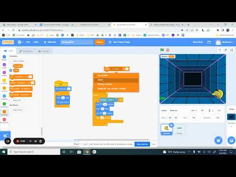 How to add a score to pong game in scratch coding (part 2)