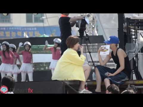 [FANCAM] 130812 f(x) Amber at Show Champion Rehearsal