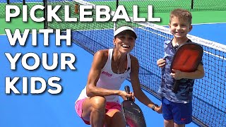 Coach Simone | Playing Pickleball with your Kids gameplay video by alucas, 4:54 duration