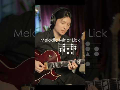 Melodic Minor Lick with Chromatic Approach