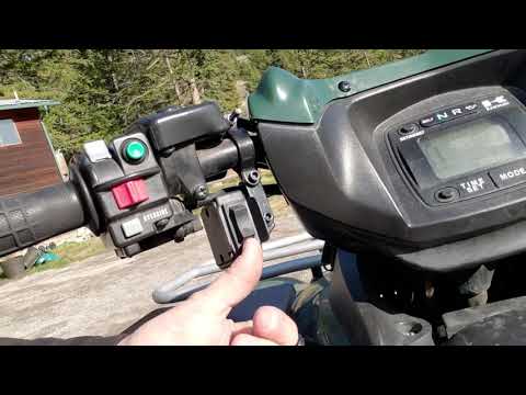 Kawasaki brute Force winch install