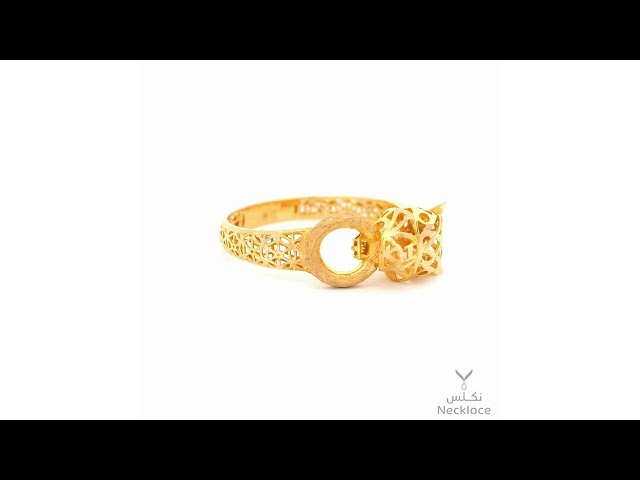 خاتم ذهب عيار 21 (RN.5300)