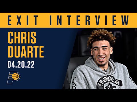 Chris Duarte 2021-22 Exit Interview | Indiana Pacers