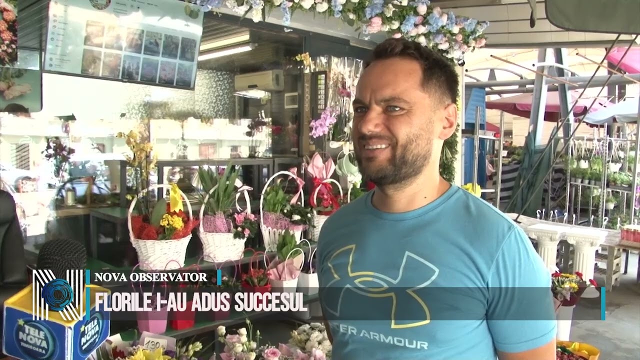 Florile i-au adus succesul