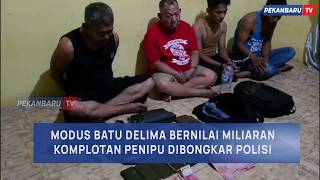 Iming Iming Batu Bertuah Miliaran Rupiah, Empat Penipu Dibekuk Polisi