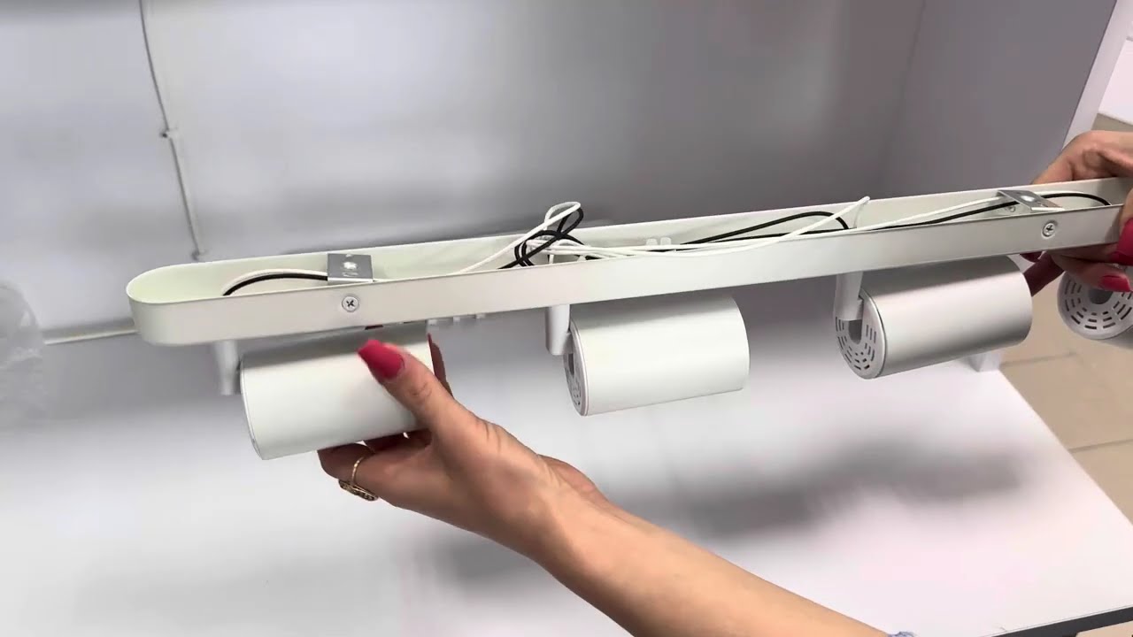 Накладной поворотный светильник спот Ledcoin ML314-4 под лампу белый (80379)