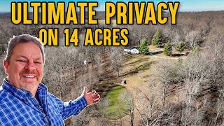 PRIVACY! Small house Big Land 14 acre HOUSE TOUR, Pond, Shop | Real Estate