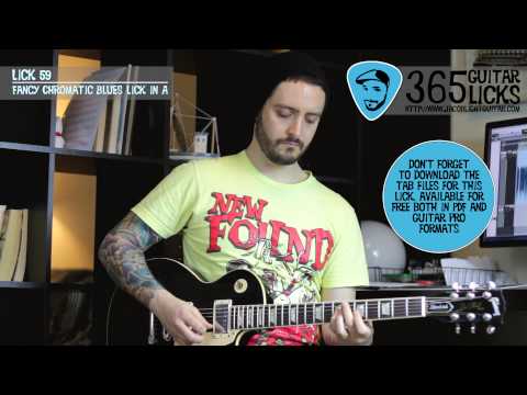 Lick 59/365 - Fancy Chromatic Blues Lick in A | 365 Guitar Licks Project