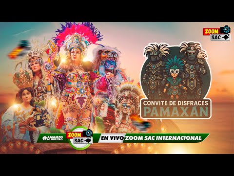 CONVITE DE DISFRASES PAMAXAN DESDE CHICACAO SUCHITEPEQUEZ AMENIZA MARIMBA ORQUESTA MAYA EXCELSIOR
