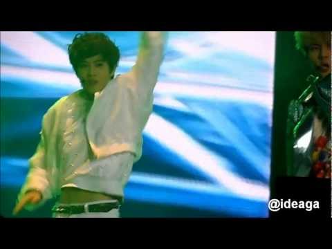 130119 DKFC in Manila - EXO Suho tummy flash