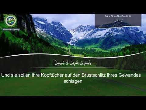 Quran Surah 24 An-Noor (German translation)