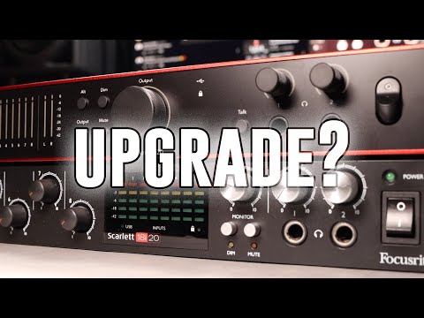 My Audio Interface "Upgrade" - Focusrite Scarlett 18i20 4th Gen Comparison