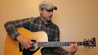Turnin&#39; Me On - Blake Shelton - Guitar Lesson | Tutorial