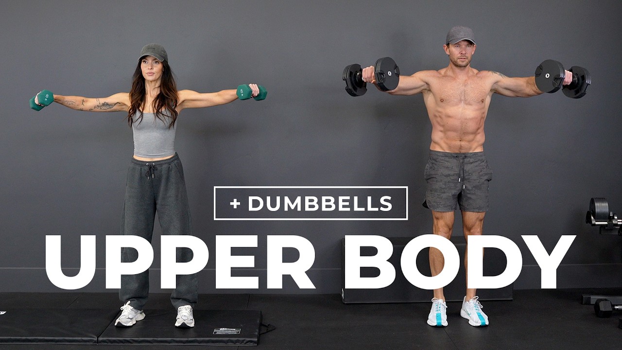 Dumbbell Upper Body Workout | Back, Chest, Shoulders & Arms