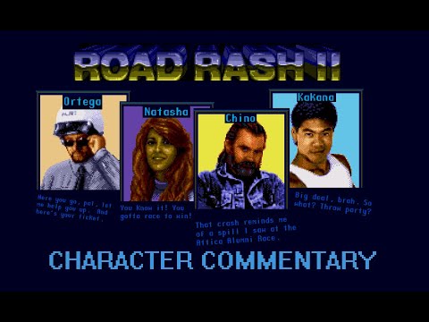 Road Rash II - Character Commentary