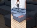 L Shape Sofa Cum Bed Space Saving Furniture Shorts