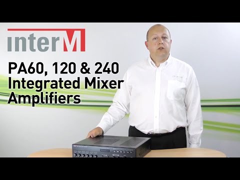 InterM PA60 / PA120 / PA240 Professional Integrated Mixer Amplifiers