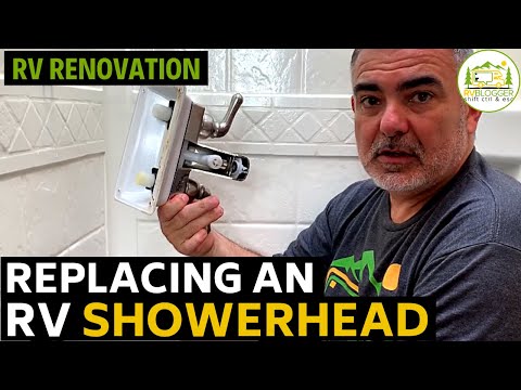 RV Shower Faucet and Shower Head Replacement