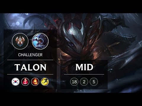 Talon Mid vs Galio - KR Challenger Patch 9.1