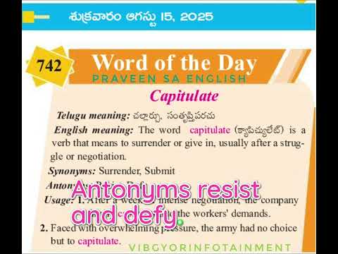 Another Word For Capitulate