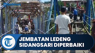 Bogor Hari Ini: Mulai Diperbaiki, Jembatan Ledeng Sindangsari Ditutup, Warga Diimbau Cari Jalur Lain