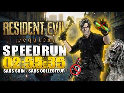 Resident Evil Requiem Speedrun : SANS SOIN ni Collecteur (2:55:35) JEU COMPLET (🏆 En ligne droite)