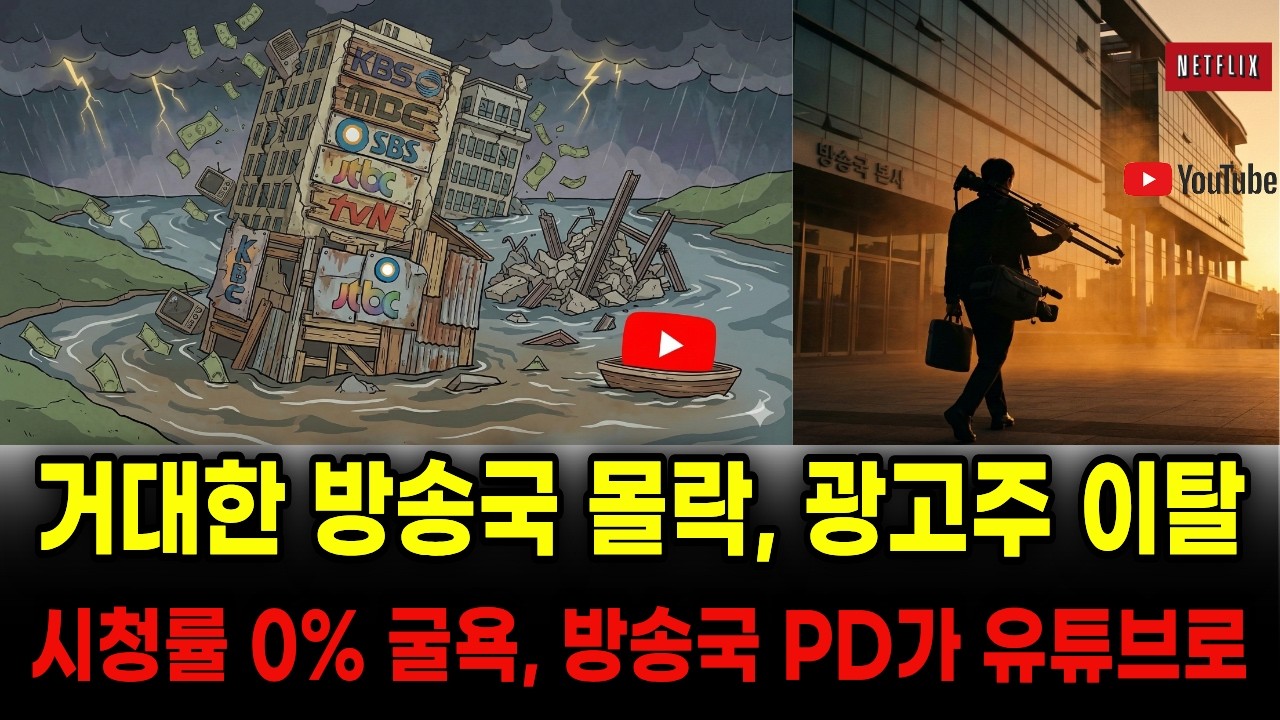 시청률 0%, 지상파 방송국의 처참한 몰락, 시청자, 광고주는 어디로?