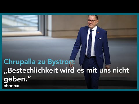 Chrupalla (AfD) zu Bystron: „Bestechlichkeit wird es mit uns nicht geben“