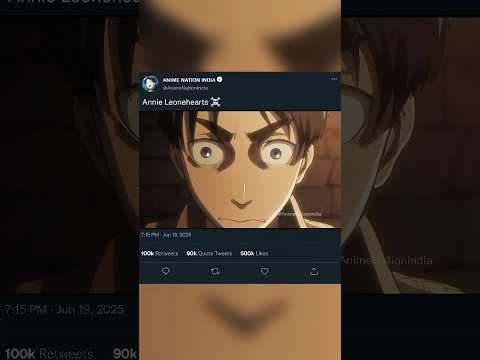 Annie Leonehearts ☠️ #anime  #attackontitan