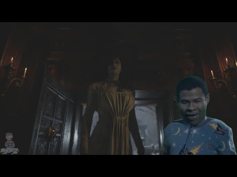 Resident Evil Village Tall Vampire Lady Meme | Resident Evil Tall Lady | Googoo Gaagaa i want milk!