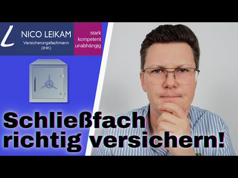 Schließfach richtig versichern! | Zahlt die Bank wirklich alles bei Verlust? | wichtig zu wissen! 💡