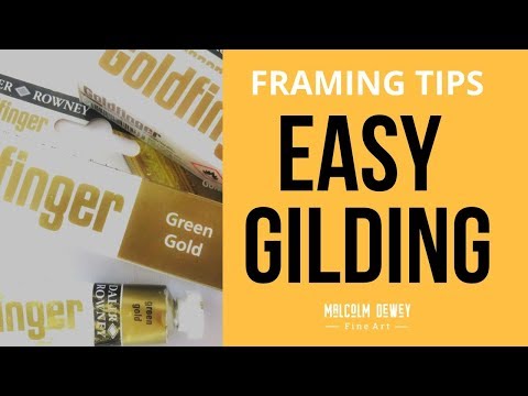Gold Leaf Framing Made Easy with Goldfinger by Daler Rowney