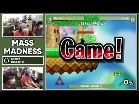 Mass Madness 36 SSBM - Kalvar (Marth) vs. meep (Sheik) - Melee WQF