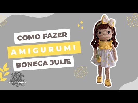 Como fazer boneca de crochê/How to make crochet doll