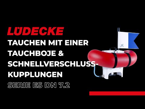 Tauchen mit einer Tauchboje + Schnellverschlusskupplung ES DN 7,2