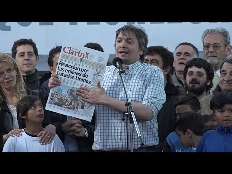 Discurso de Máximo Kirchner - Homenaje a Néstor en Villa Palito