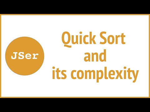 Quick Sort And Its Complexity Jser Javascript Algorithm