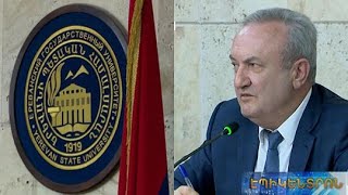 «ԵՊՀ-ն Նիկոլ Փաշինյանի դուքյանը չէ».Վ. Դումանյանին Մայր ԲՈՒՀ-ում կոշտ ընդունելության են արժանացրել