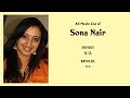 Sona Nair Movies List Sona Nair Filmography Of Sona Nair