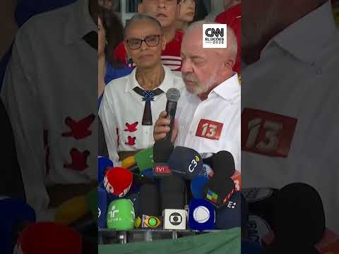 LULA FALA À IMPRENSA APÓS VOTAR EM SÃO BERNARDO DO CAMPO