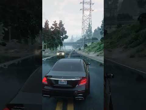 GTA 5 - AMG E63 gameplay