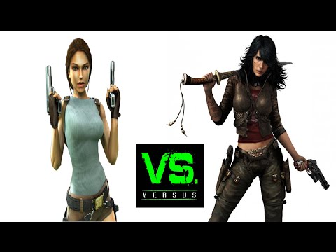 Lara Croft (Tomb Raider) VS Rubi Malone (Wet) - Femme Fatale [Forum Battle #7] Video