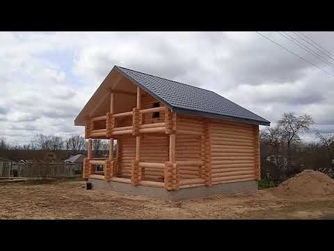 фото деревянный дом, сруб  8х8м 0