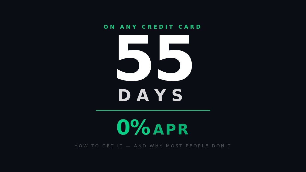 How I Get 55 Days Interest-Free on Every Credit Card