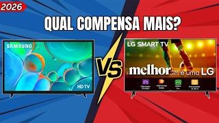 MELHOR SMART TV 43 Polegadas de 2026? SAMSUNG VS LG | Qual COMPRAR?